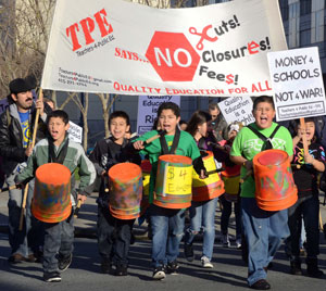 Teachers for Public Education march, San Francisco