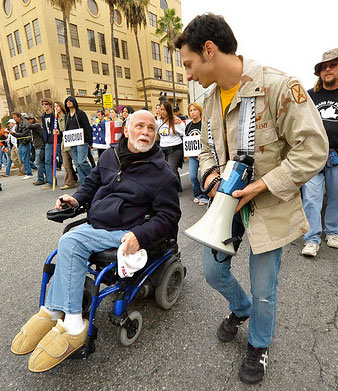 Ron Kovic and Michael Prysner