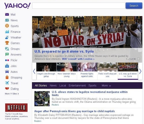 Syria on Yahoo