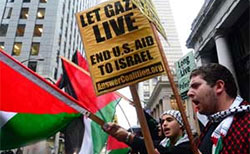 ANSWER San Francisco Palestine demonstration, 2012