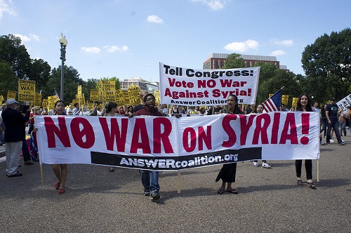 Sept 7 march at the Capitol - no war on Syria