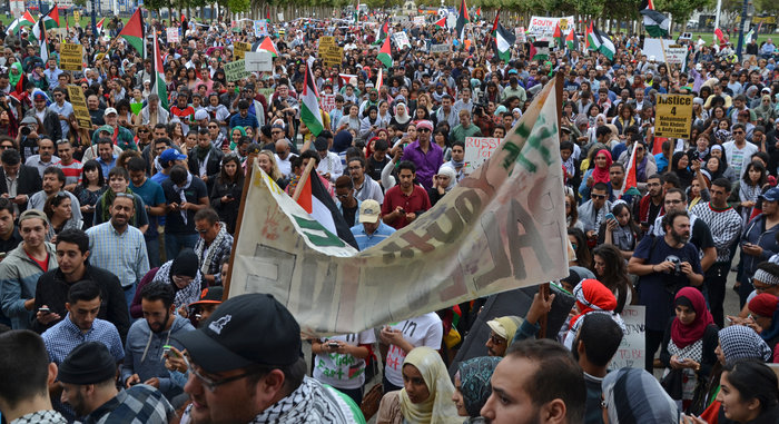 San Francisco Palestine demo 7-19-14