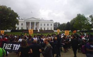 Save Troy Davis rally at White House, 09-21-2011